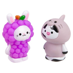 2" Rubber Kawaii Dressed Animals - LLB Toys