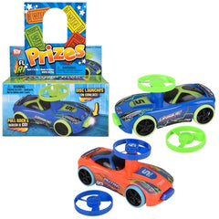 4" Flying Disc Race Car 8ct #2 - LLB Toys
