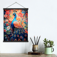 Fantasy Peacock Canvas Wall Art print