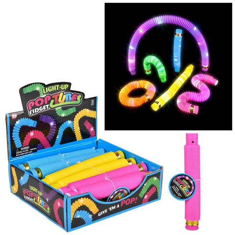 8" LIGHT-UP FIDGET TUBE LLB Fidget Toys
