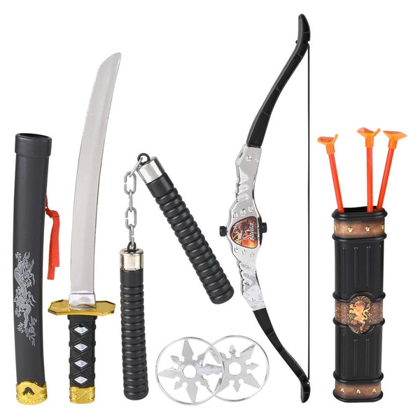 Ninja Play Set With Bow And Arrow - LLB Toys