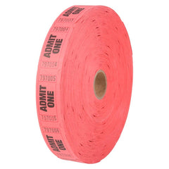 ADMIT ONE SINGLE TICKET ROLLS RED LLB kids toys