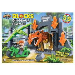 59pc DINOSAUR BLOCK SET XL LLB kids toys