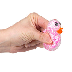 2.3" Mini Squeezy Foam Bead Ducky 24ct - LLB Toys