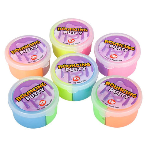 Bouncing Putty Llb Slime & Putty 12ct - LLB Toys
