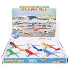 7.5" DIE-CAST PULL BACK SUPER JUMBO LINER LLB Car Toys