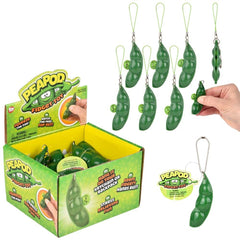 FIDGET PEAPOD CLIP ON 2.75" LLB Fidget Toys