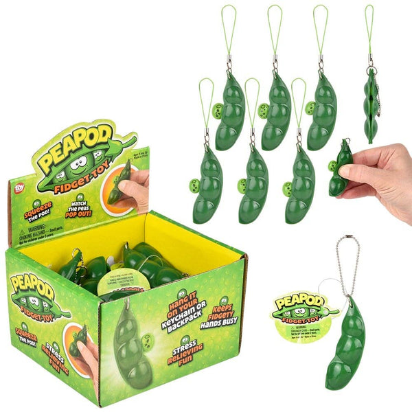 FIDGET PEAPOD CLIP ON 2.75