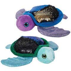 10" SEQUINIMALS TURTLE LLB Plush Toys