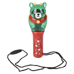 Light Up Xmas Reindeer Spinng Wand Necklace  - LLB Toys