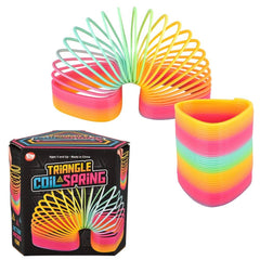 5" JUMBO TRIANGLE RAINBOW COIL SPRING LLB kids toys