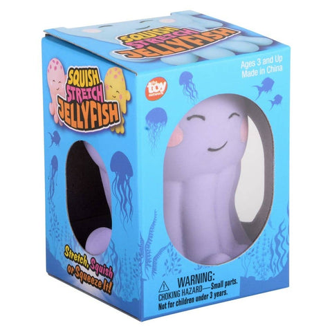 3" Squish And Stretch Jelly Fish LLB Squishy Toys