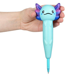 8.25" Squish Axolotl Pen LLB Stationary