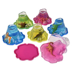 4" Volcano Dinosaur Putty 12ct - LLB Toys