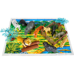 20 PC ANIMAL PAIL SET LLB kids toys