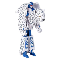 5" SNOW LEOPARD ROBOT ACTION FIGURE LLB kids toys