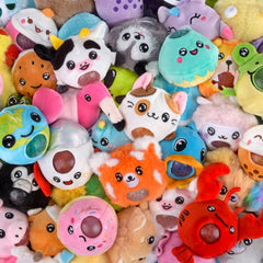 Squeezy Bead Plush Assortment 3" 24pcs/unit LLB Plush Toys