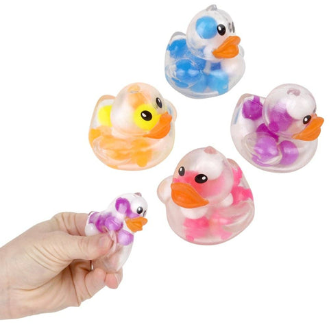 2" Squeezy Bead Ducky - LLB Toys