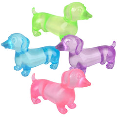 4.5" Squeeze Sugar Dachshund 12ct - LLB Toys