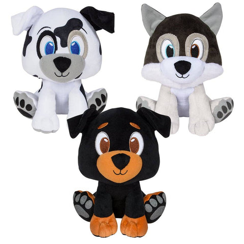 10" SITTING DOG ASSORTMENT LLB Plush Toys