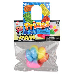 3" Squeeze Fidget Paw 12ct - LLB Toys