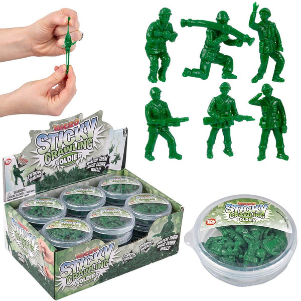 Micro Stretch-Icky Soldier 24ct - LLB Toys