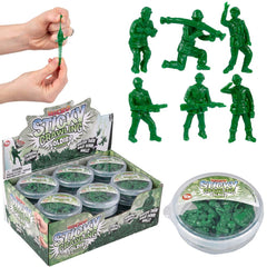 Micro Stretch-Icky Soldier 24ct - LLB Toys