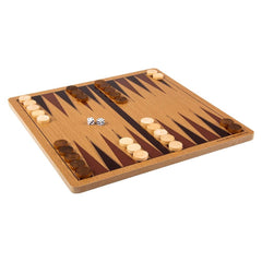 10" WOODEN BACKGAMMON LLB Wood Toy - Kids