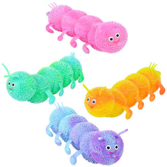 7.75" Light-Up Caterpillar Puffer - LLB Toys