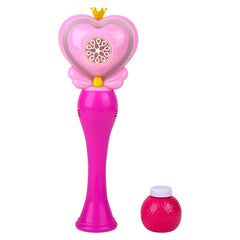 14.5" Light-Up Neon Heart Bubble Wand - LLB Toys