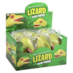 Stretchy Lizard Hand Puppet 6" LLB kids toys