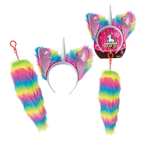12" UNICORN HEADBAND AND TAIL LLB kids toys