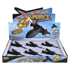 8" DIE-CAST  SR-71 BLACKBIRD - LLB Toys