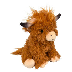 9" Highland Cow Plush - LLB Toys