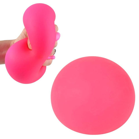 Marshmallow Neon Squishy Ball 4" 6ct - LLB Toys