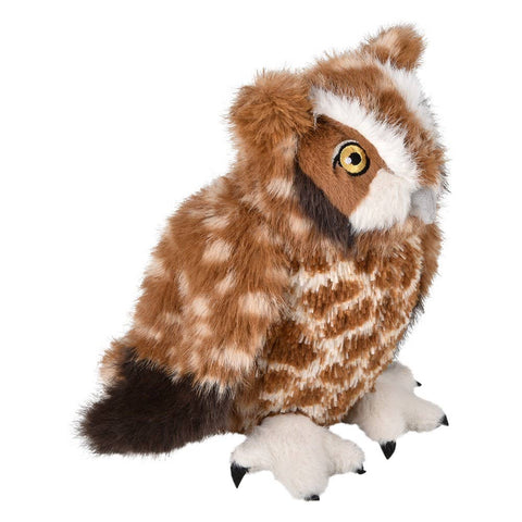 8" Animal Den Screech Owl Plush -  LLB Toys