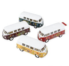 VW Flower Power Bus 1:32 Scale Car Toys