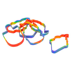 DESSERT RAINBOW SILICONE STRETCH BANDS LLB kids toys