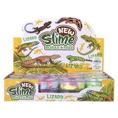 2.7" Lizard Play Clay Slime 24ct - LLB Toys