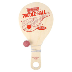 11.33" WOODEN PADDLE BALL LLB kids toys
