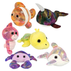 12.5" BIG EYE SPARKLE SEA ASSORTMENT 24PCS LLB kids toys