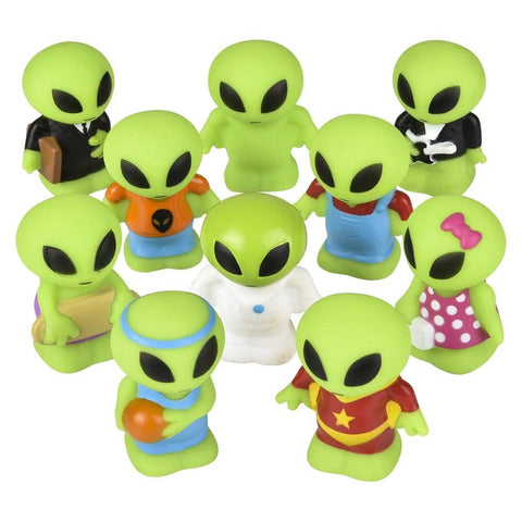 2.25" RUBBER ALIEN ASSORTMENT LLB kids toys