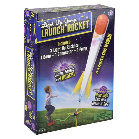 Light Up Jump Rocket Launch LLB kids toys