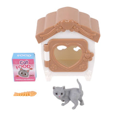 4.5" Micro Cat Playset - LLB Toys