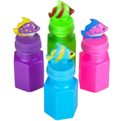 MINI TROPICAL FISH BUBBLE BOTTLE 0.6OZ 3" LLB kids toys