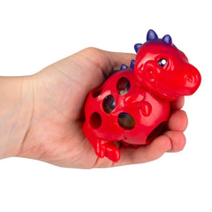 3.5" SQUEEZY BEAD DINOSAUR BALL LLB Squishy Toys