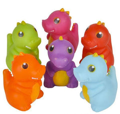 2" RUBBER WATER SQUIRTING DINOSAUR LLB kids toys