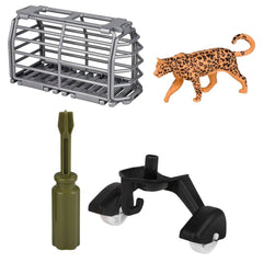 Animal Evacuation Safari Plane Cheetah - LLB Toys