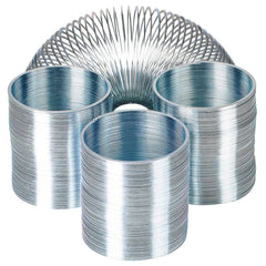 2"(50MM) SILVER METAL COIL SPRING LLB kids toys