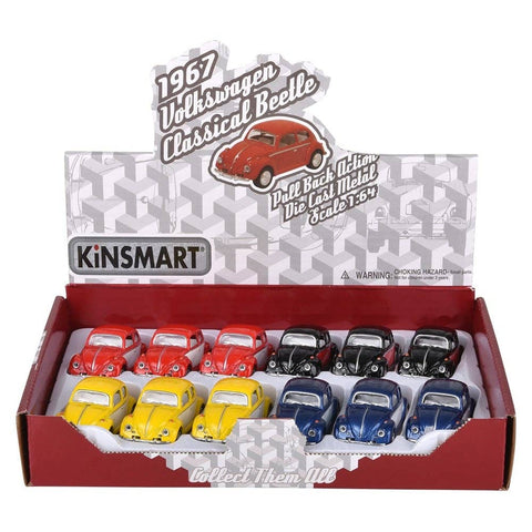 2.5" Diecast  1967 Beetle-Two Color - LLB Toys